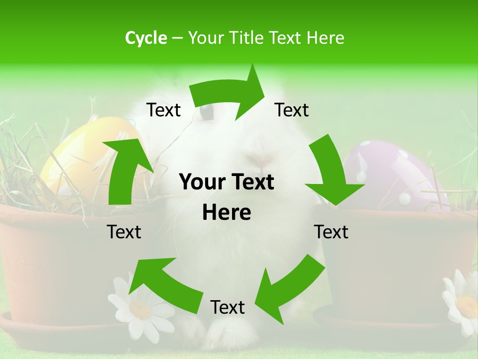 Egg Easter Bunny Lop PowerPoint Template