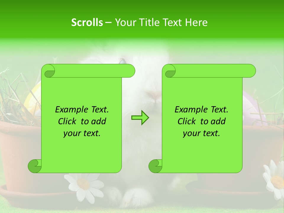 Egg Easter Bunny Lop PowerPoint Template