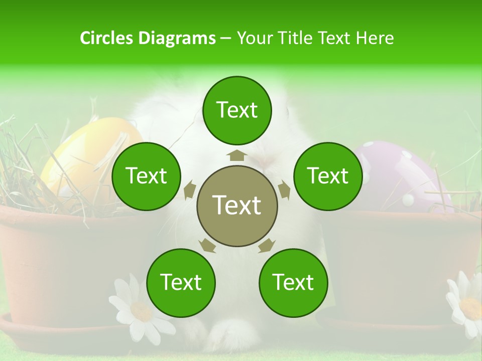 Egg Easter Bunny Lop PowerPoint Template