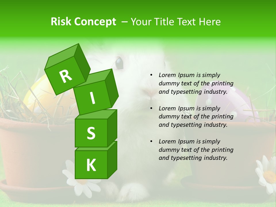 Egg Easter Bunny Lop PowerPoint Template