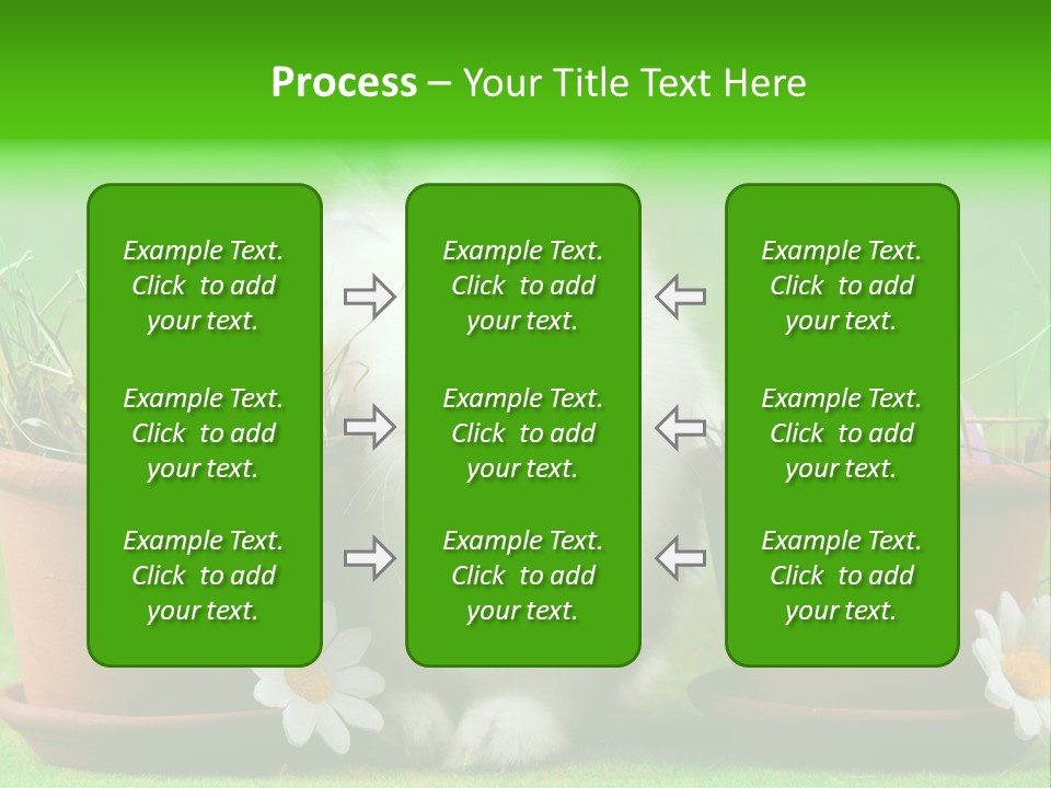 Egg Easter Bunny Lop PowerPoint Template