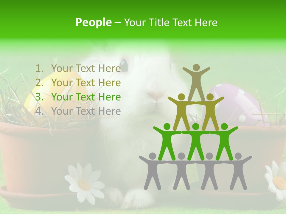 Egg Easter Bunny Lop PowerPoint Template