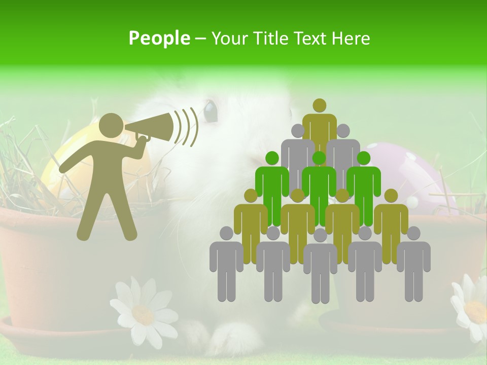 Egg Easter Bunny Lop PowerPoint Template