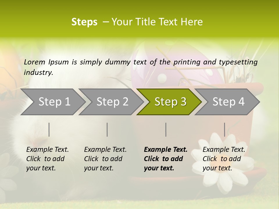 Fur Furry Daisy PowerPoint Template