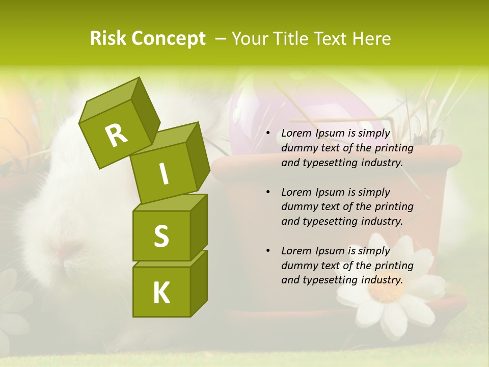 Fur Furry Daisy PowerPoint Template