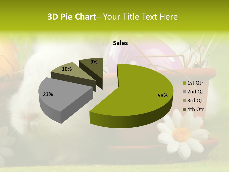 Fur Furry Daisy PowerPoint Template
