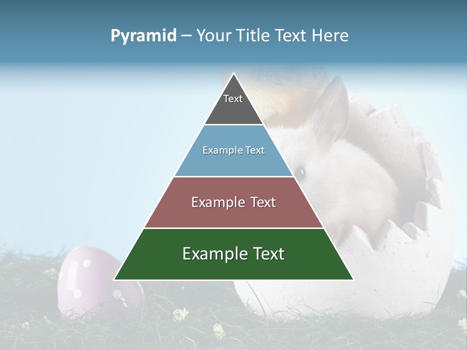 Sweet Easter Blue PowerPoint Template