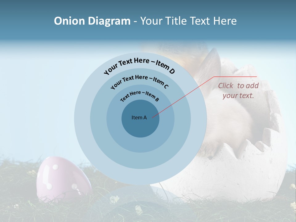 Sweet Easter Blue PowerPoint Template