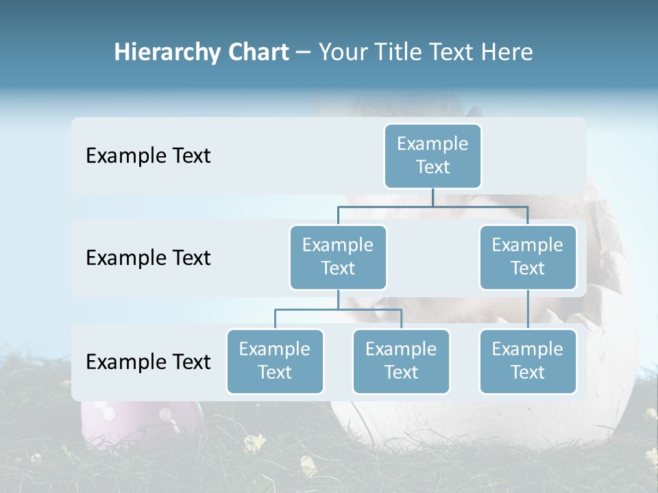 Sweet Easter Blue PowerPoint Template
