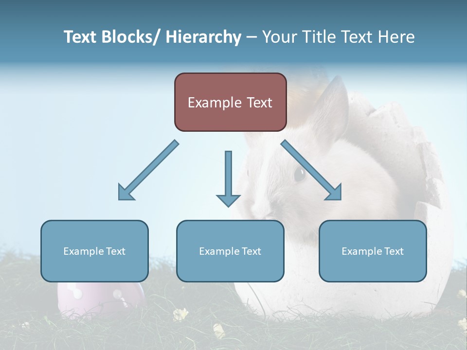 Sweet Easter Blue PowerPoint Template