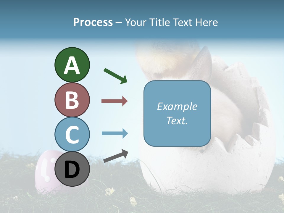 Sweet Easter Blue PowerPoint Template