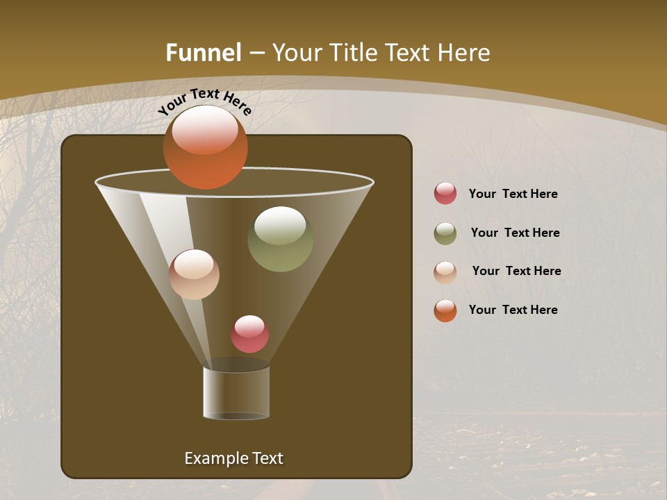 Tracks Rails Arrive PowerPoint Template