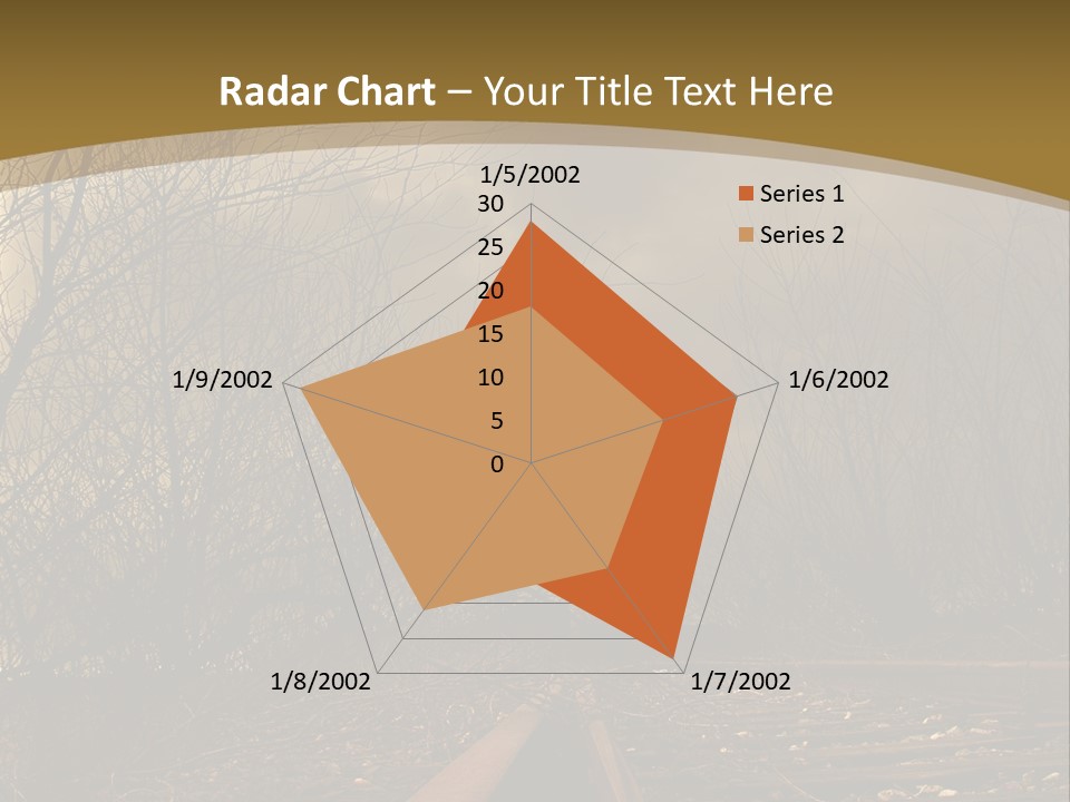 Tracks Rails Arrive PowerPoint Template