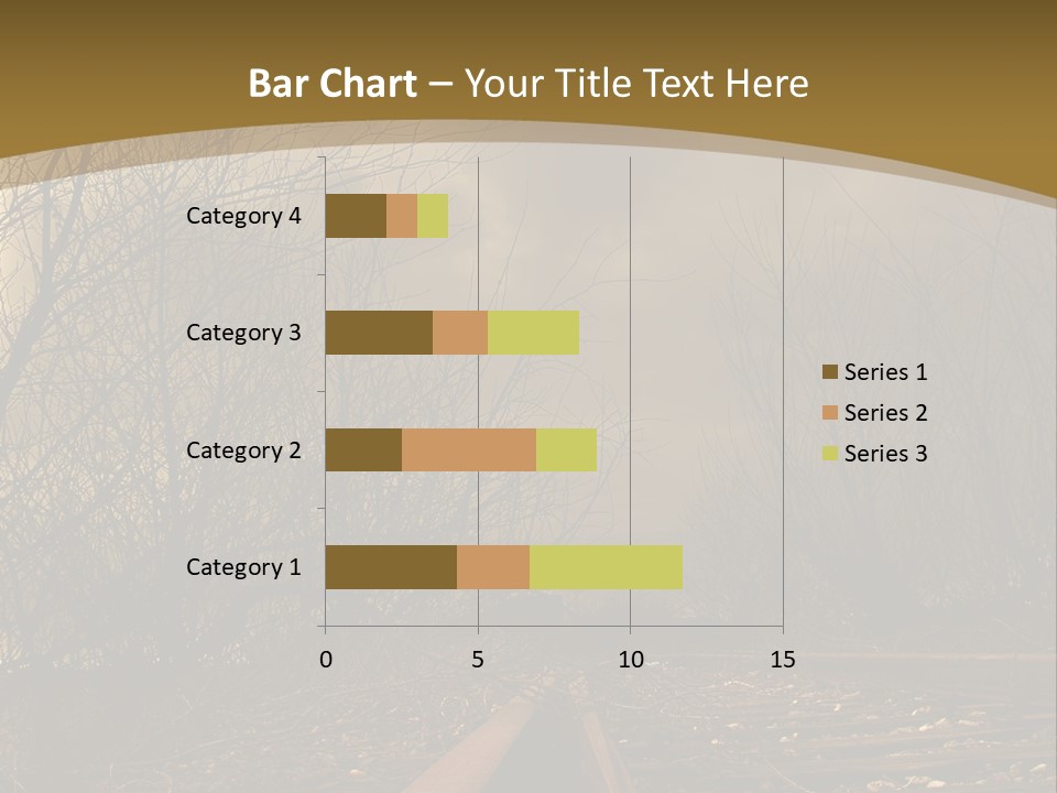 Tracks Rails Arrive PowerPoint Template
