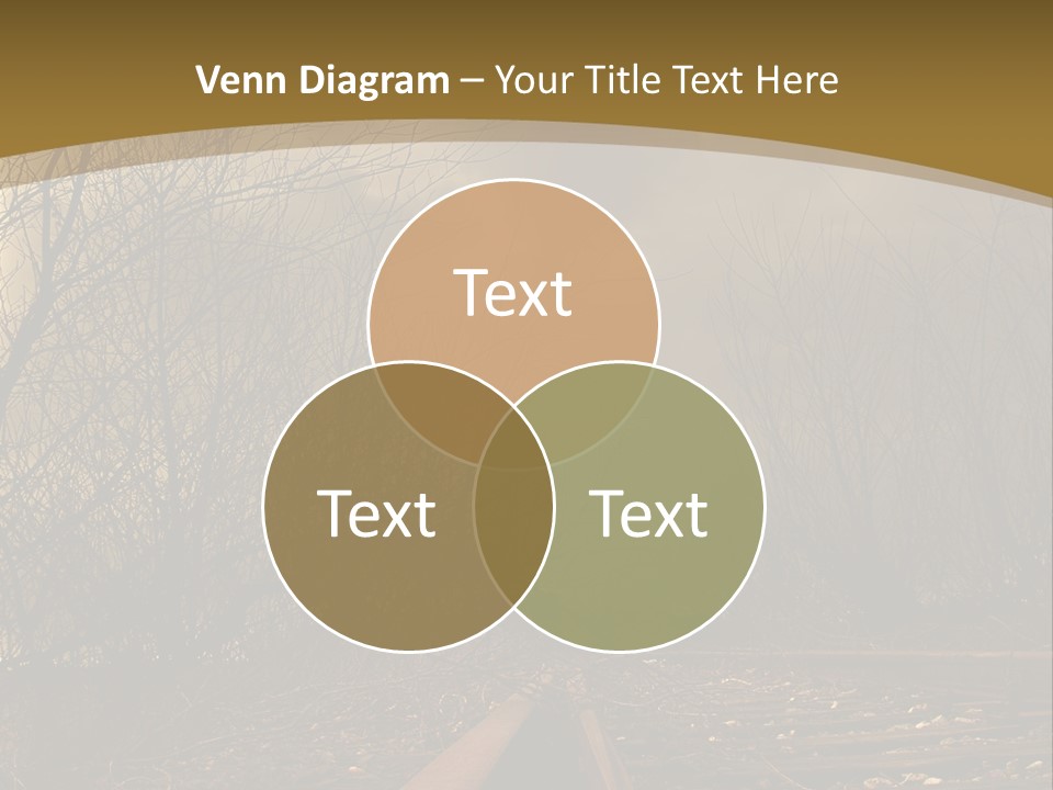 Tracks Rails Arrive PowerPoint Template