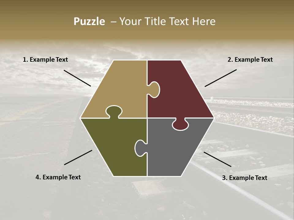 Industriale Lavoro Ferrovia PowerPoint Template