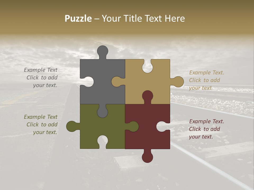 Industriale Lavoro Ferrovia PowerPoint Template