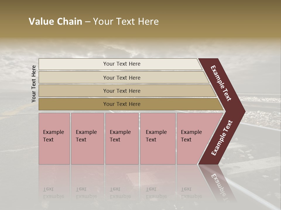 Industriale Lavoro Ferrovia PowerPoint Template
