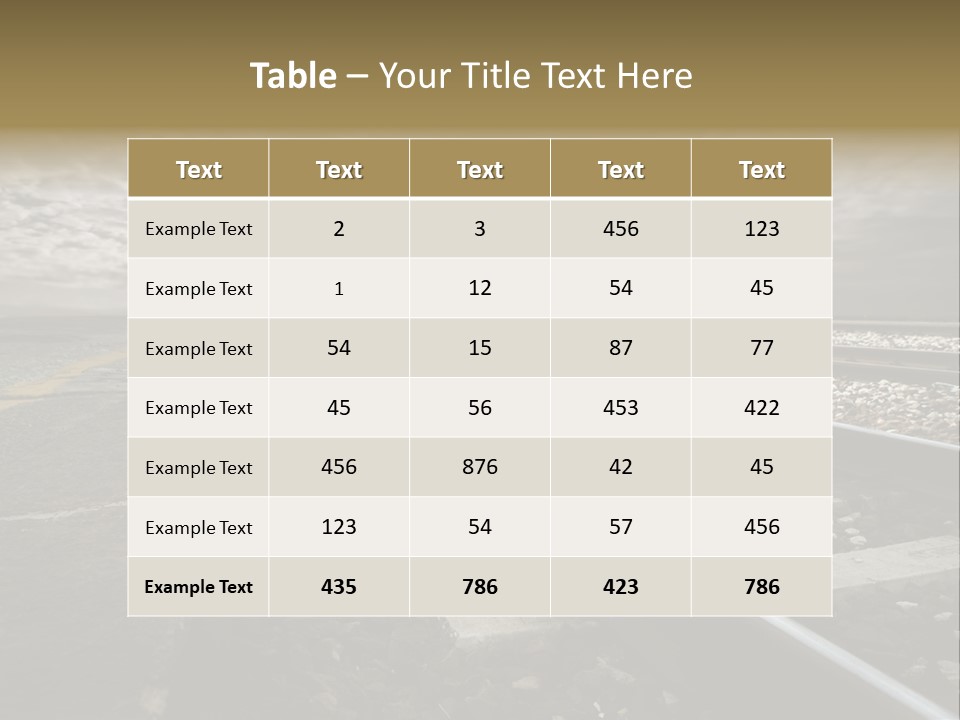 Industriale Lavoro Ferrovia PowerPoint Template