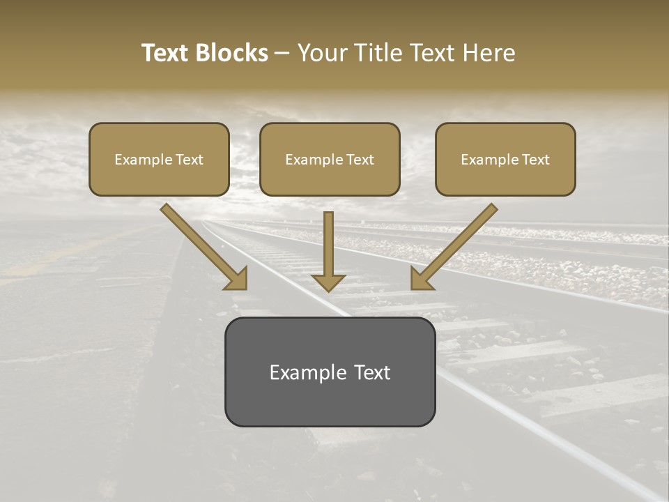 Industriale Lavoro Ferrovia PowerPoint Template