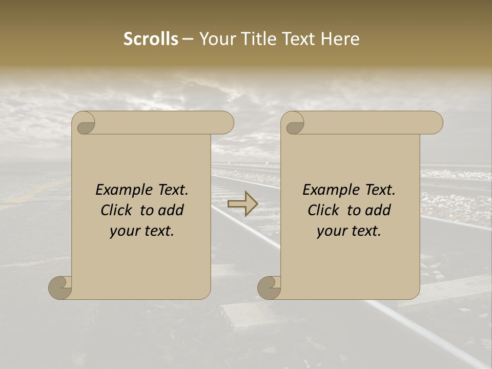Industriale Lavoro Ferrovia PowerPoint Template
