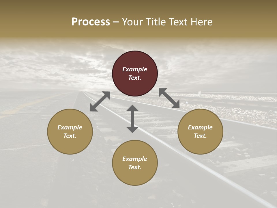 Industriale Lavoro Ferrovia PowerPoint Template