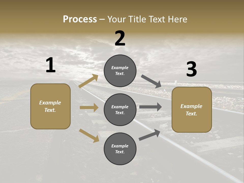Industriale Lavoro Ferrovia PowerPoint Template
