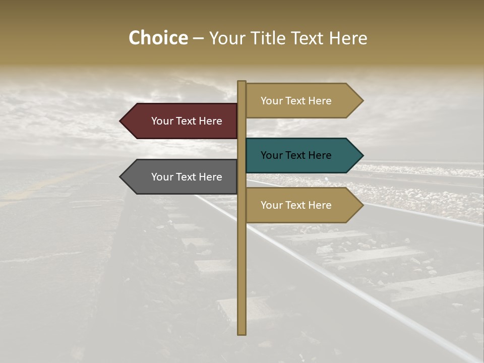 Industriale Lavoro Ferrovia PowerPoint Template