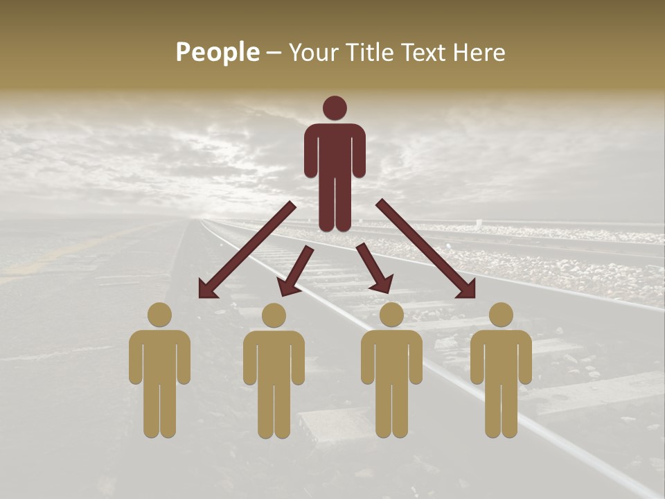 Industriale Lavoro Ferrovia PowerPoint Template