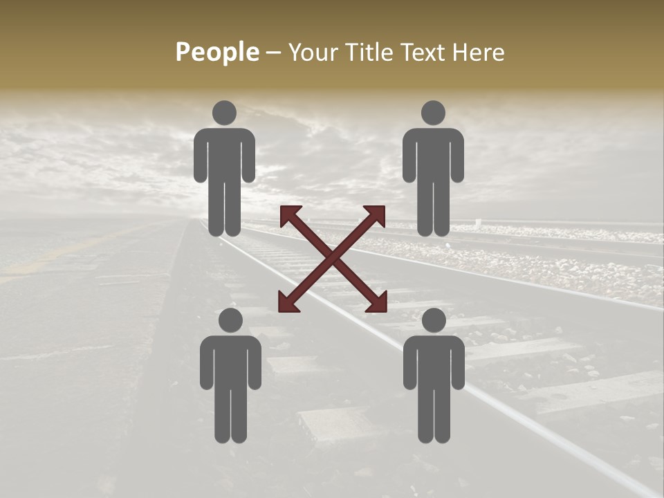 Industriale Lavoro Ferrovia PowerPoint Template