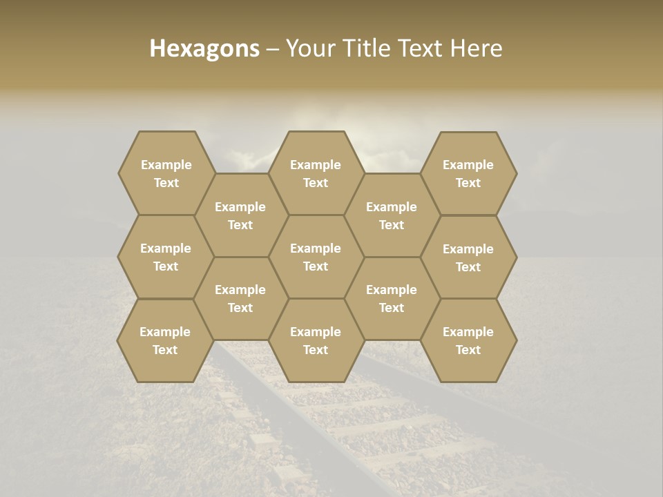 Unico Progresso Prospettiva PowerPoint Template