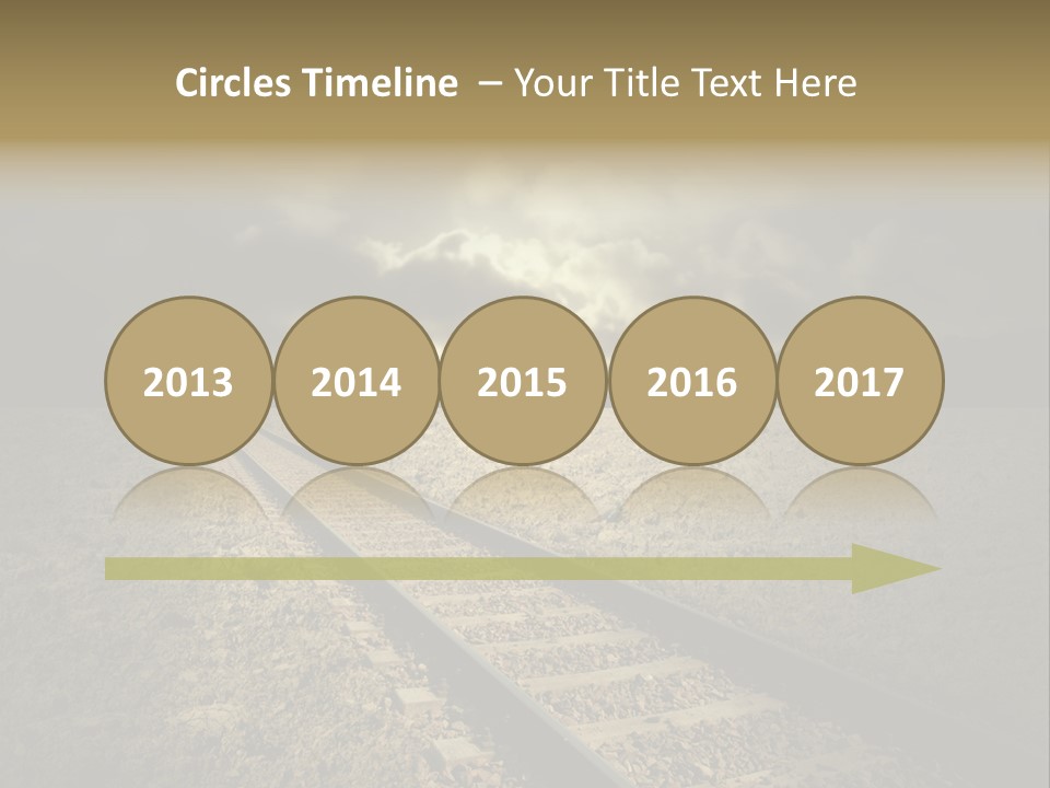 Unico Progresso Prospettiva PowerPoint Template