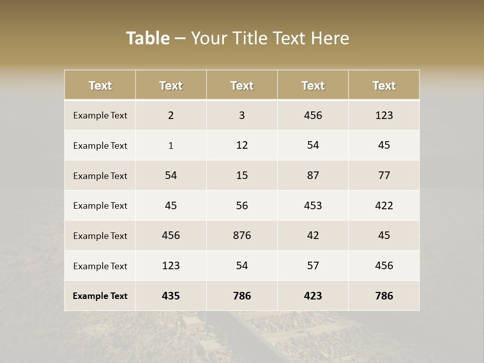 Unico Progresso Prospettiva PowerPoint Template
