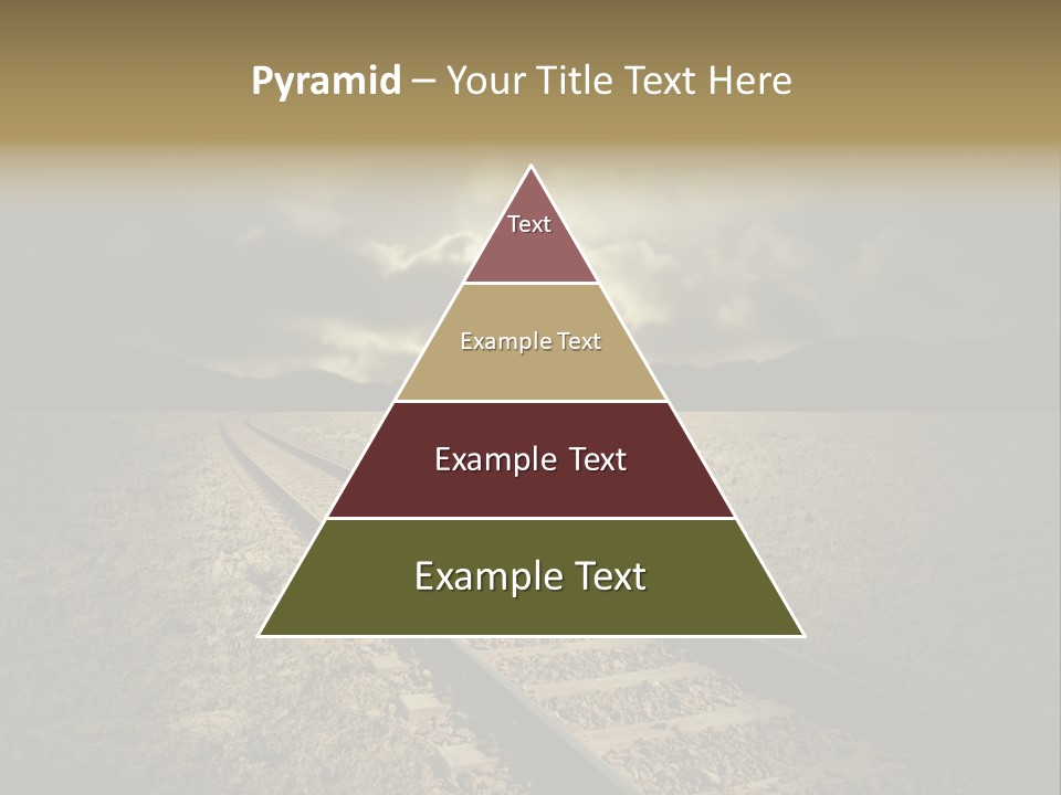 Unico Progresso Prospettiva PowerPoint Template