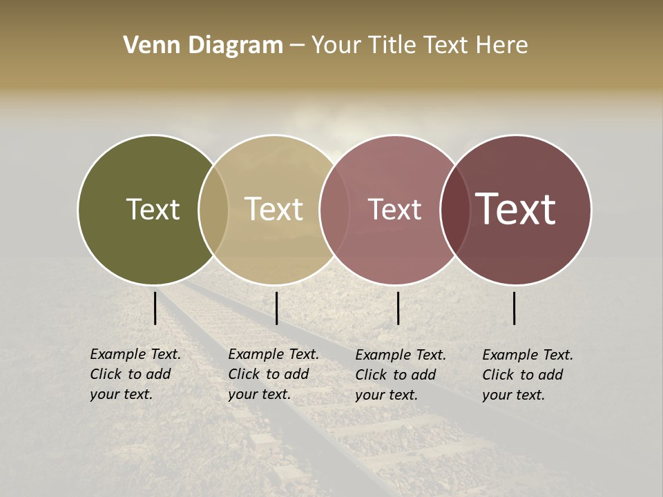 Unico Progresso Prospettiva PowerPoint Template