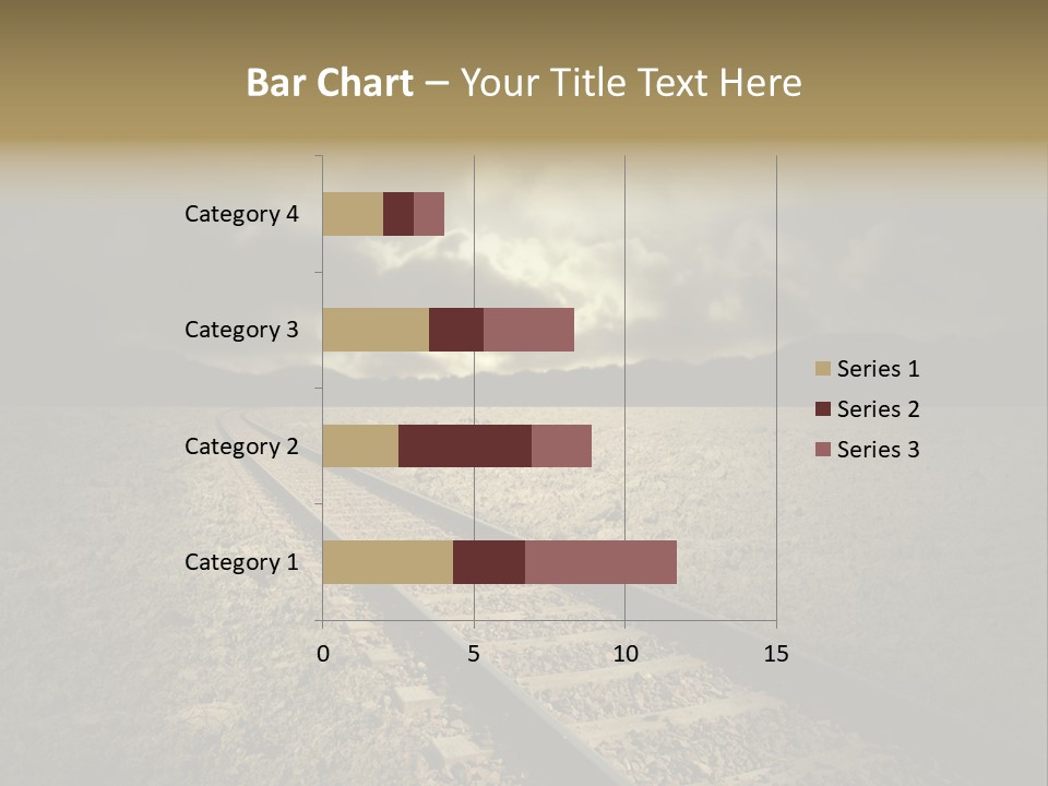 Unico Progresso Prospettiva PowerPoint Template