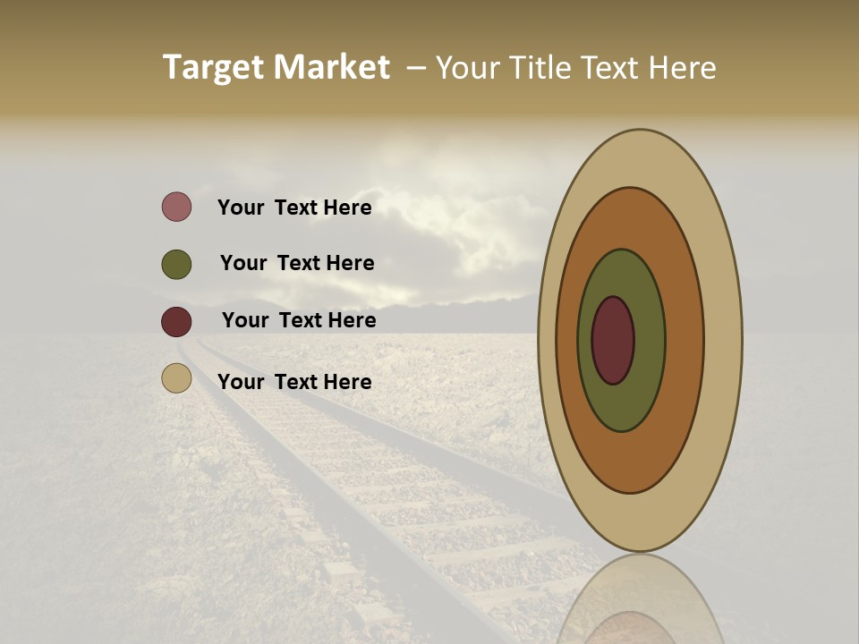 Unico Progresso Prospettiva PowerPoint Template