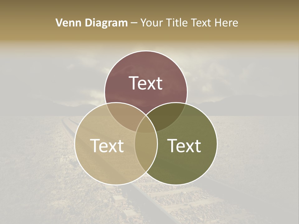 Unico Progresso Prospettiva PowerPoint Template