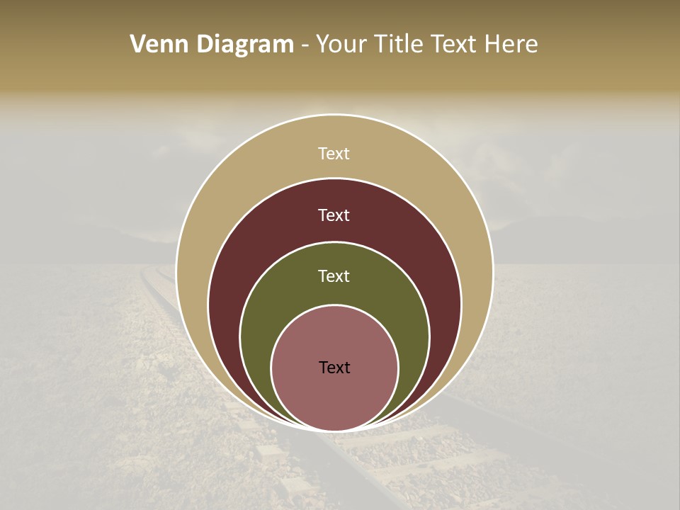 Unico Progresso Prospettiva PowerPoint Template