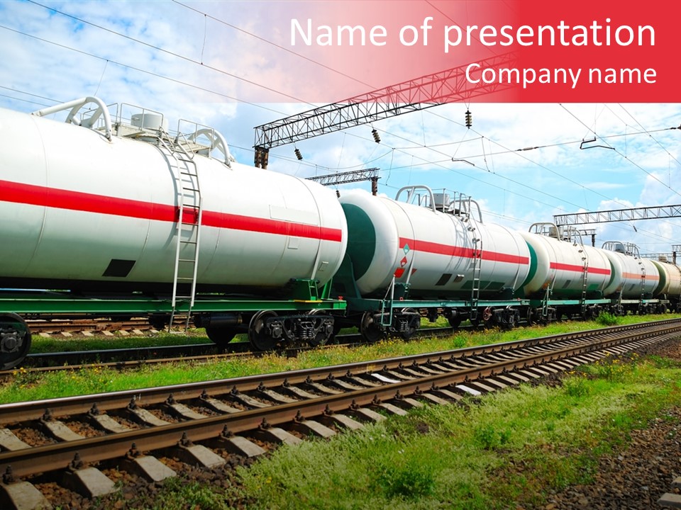 Heavy Shipment Vehicle PowerPoint Template