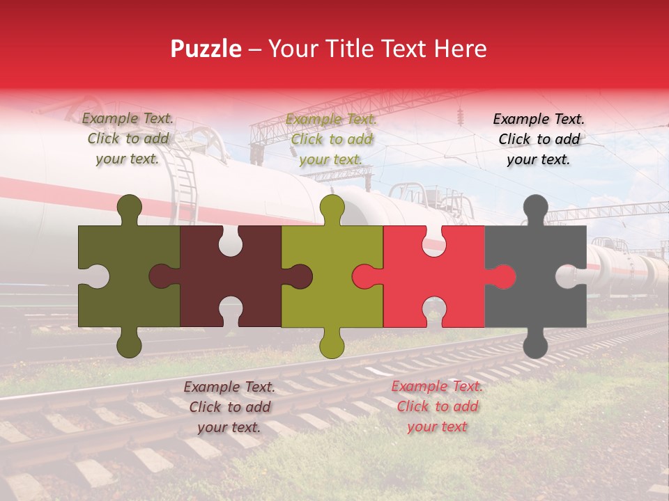 Heavy Shipment Vehicle PowerPoint Template