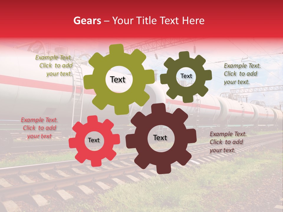 Heavy Shipment Vehicle PowerPoint Template