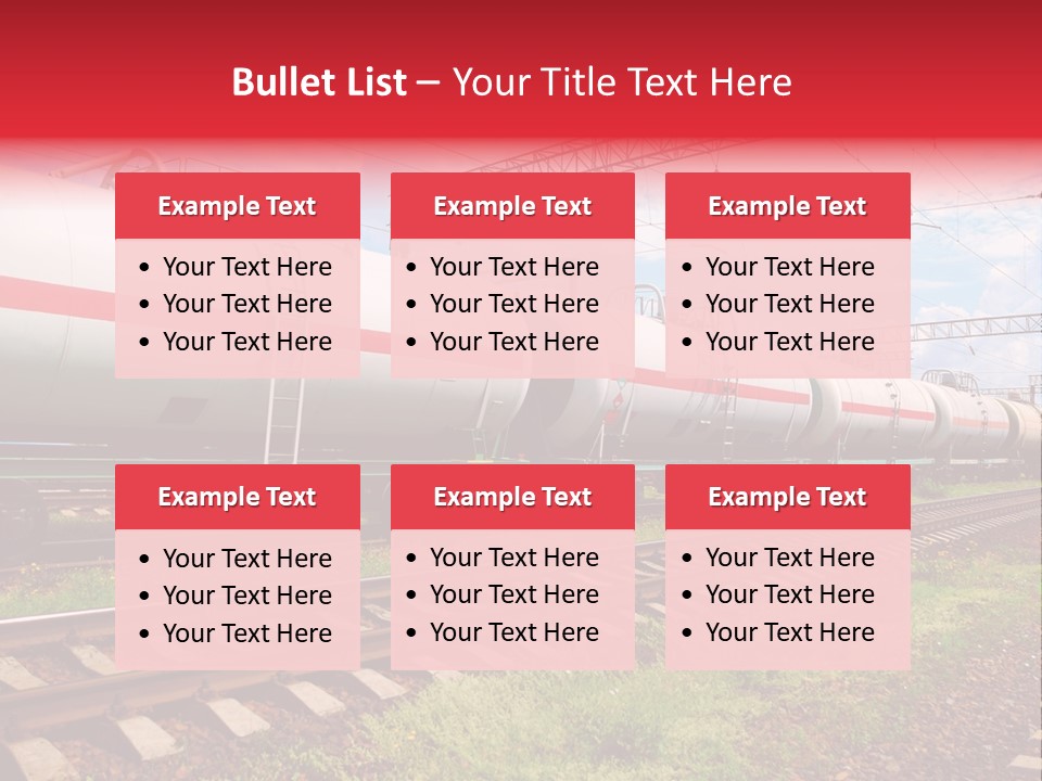 Heavy Shipment Vehicle PowerPoint Template