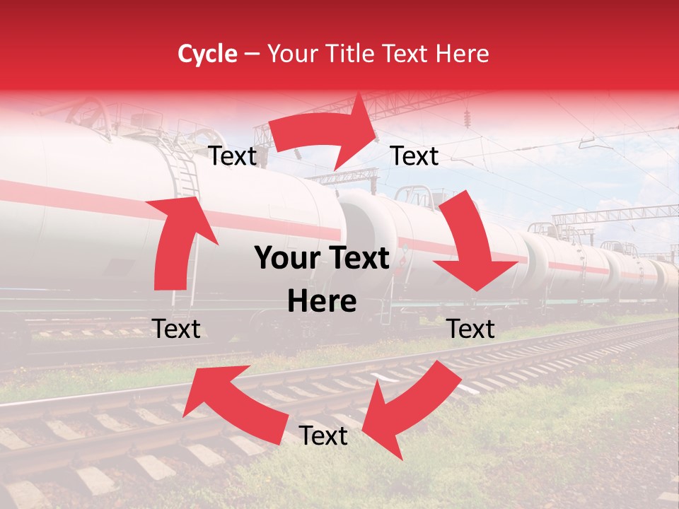 Heavy Shipment Vehicle PowerPoint Template