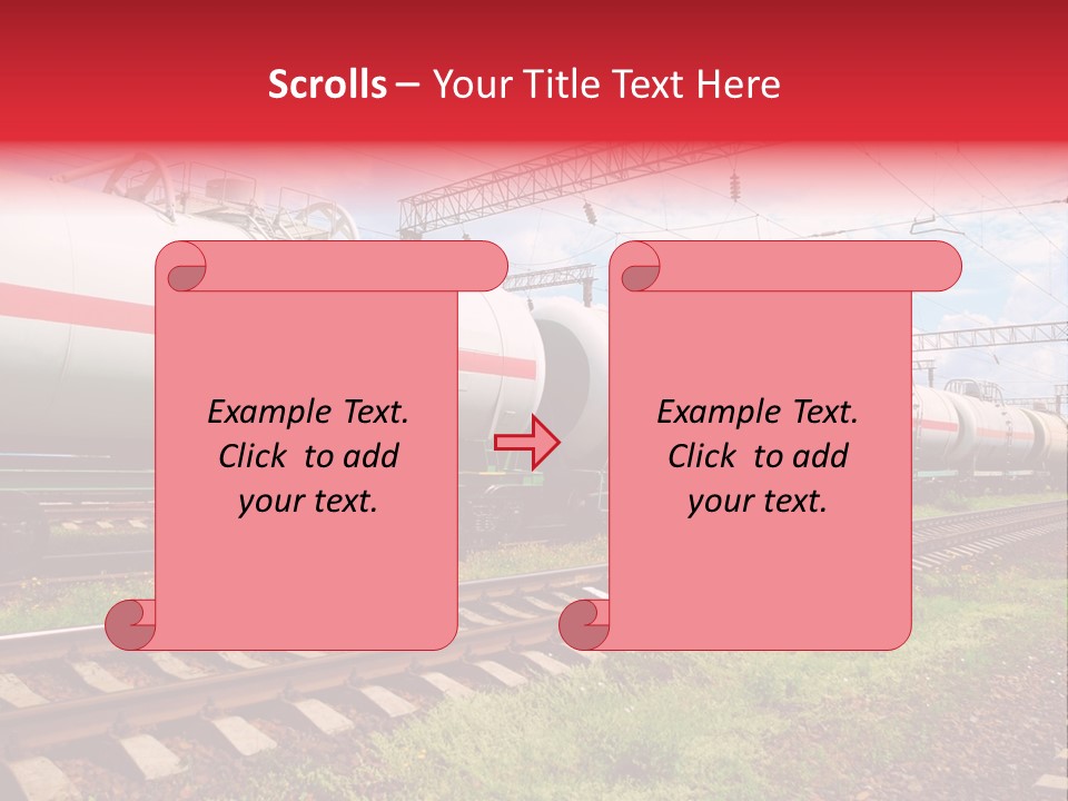 Heavy Shipment Vehicle PowerPoint Template