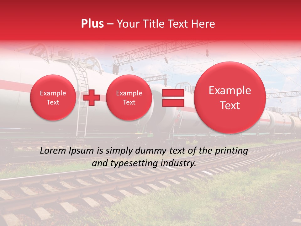 Heavy Shipment Vehicle PowerPoint Template