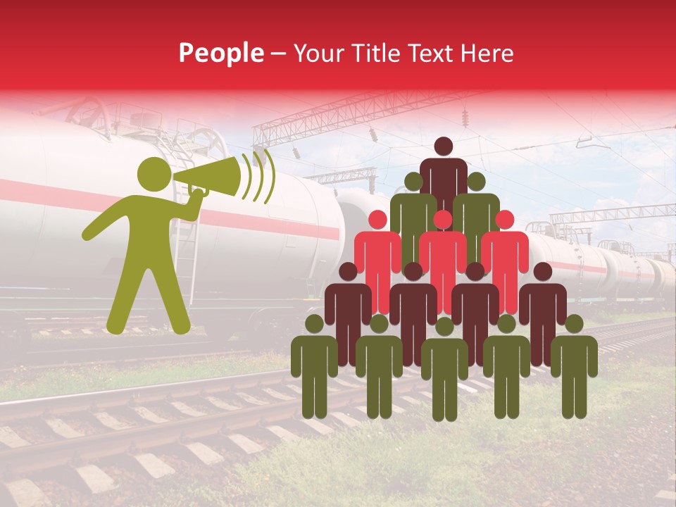 Heavy Shipment Vehicle PowerPoint Template