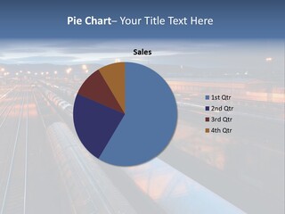 Industrial Economy Freighttrain PowerPoint Template