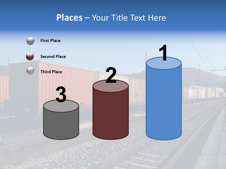 Motion Electric Cargo PowerPoint Template