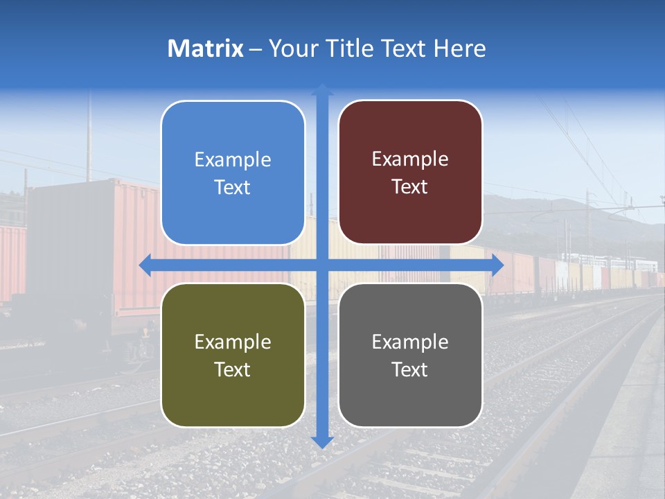 Motion Electric Cargo PowerPoint Template